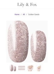 Pinky-gold shimmery nail varnish...the Holy Grail?
