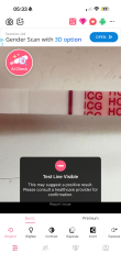 Can the pregnancy test checker app be wrong? Photos attached
