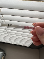 9 DPO and period due tomorrow, does this look like a line?