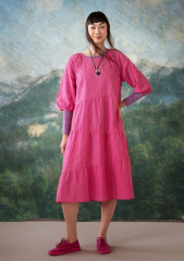 Loose fit, lightweight, long cotton dress, with long sleeves & with pockets?