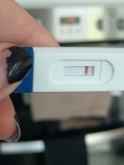4 months postpartum - not entirely sure if pregnant again (see photo)