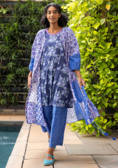 Loose fit, lightweight, long cotton dress, with long sleeves & with pockets?