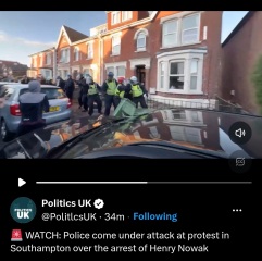 AIBU to feel deeply unsettled by the Southampton protest scenes?