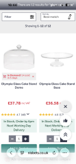 Broken cake stand