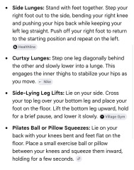 What can help improve crepey, flabby inner thighs without surgery?