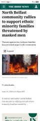 AIBU to question the media response to the Belfast attack?