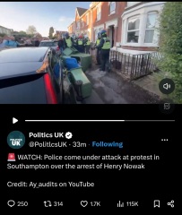 AIBU to feel deeply unsettled by the Southampton protest scenes?