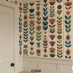 Wallpaper ideas for a Scandi style bedroom please. Have you seen anything that is ‘a stripe, but not a stripe’?