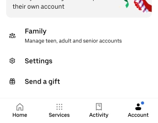 Teen Uber accounts