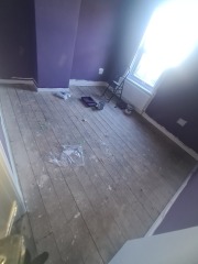 Can I sand and paint these floorboards as they are?
