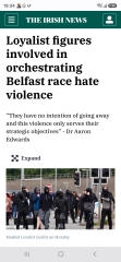 AIBU to question the media response to the Belfast attack?
