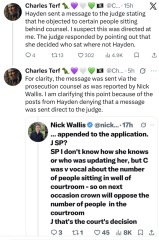 Legal Gengar v Stephanie Hayden - Criminal Case - Nick Wallis live tweeting