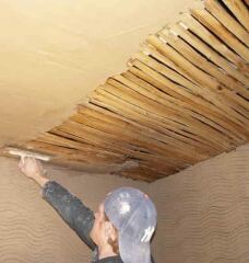 Bumps in lath and plaster ceiling