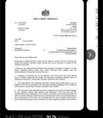 Tempest v Rural Payments Agency Tribunal Thread 2