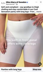 Do you wear knickers with chub rub shorts?