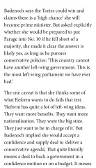 To think Kemi Badenoch is starting to talk an increasing amount of Sense?  Part 2