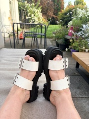 Comfortable chunky sandals for work and jeans under £120