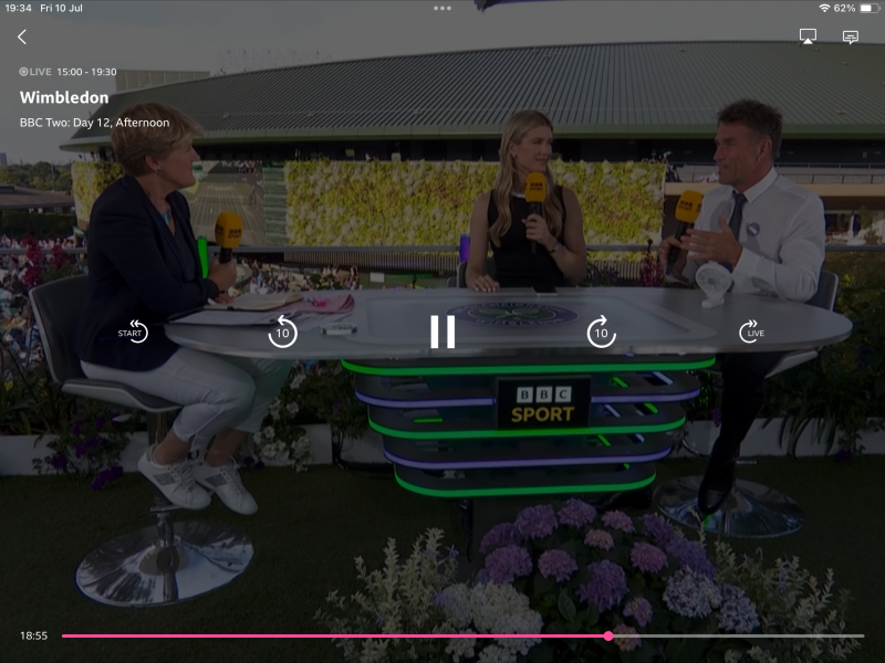 Claire Nalding Wimbledon trainers