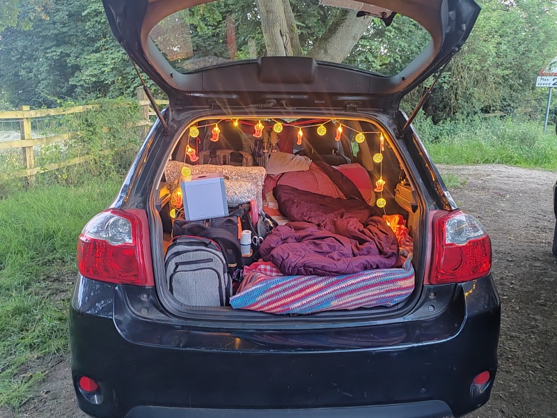 Anyone used their car like a mini camper van?