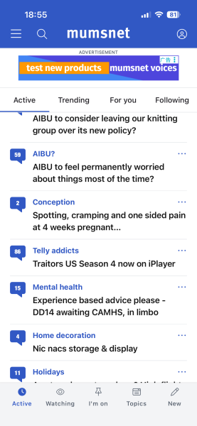 Hidden topics are appearing in active