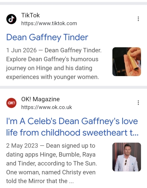 Could this Tinder profile really be Dean Gaffney?