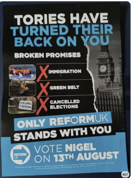 So, my postal vote arrived for the Clacton by-election...