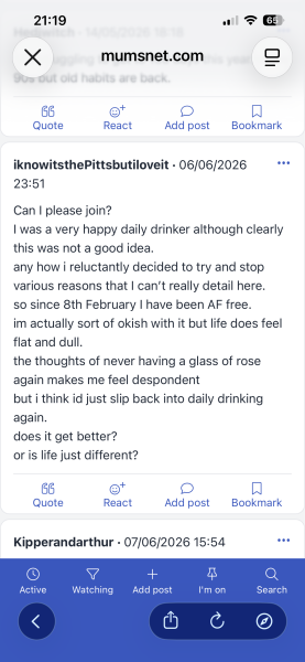 Support group for those affected by someone else's drinking thread 6
