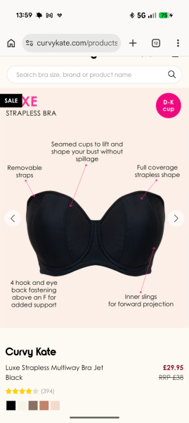 What bra works with dresses like this big-ish boobs?