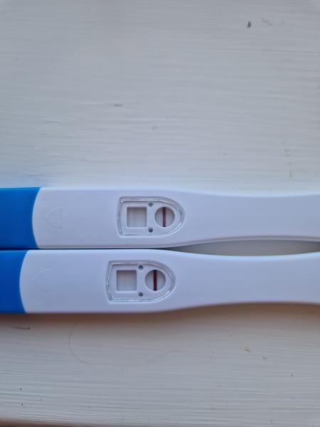 Late period and very faint positive tests, could they still be right?