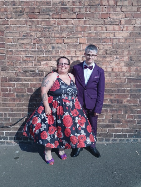 AIBU to dress up to match my son for his prom?