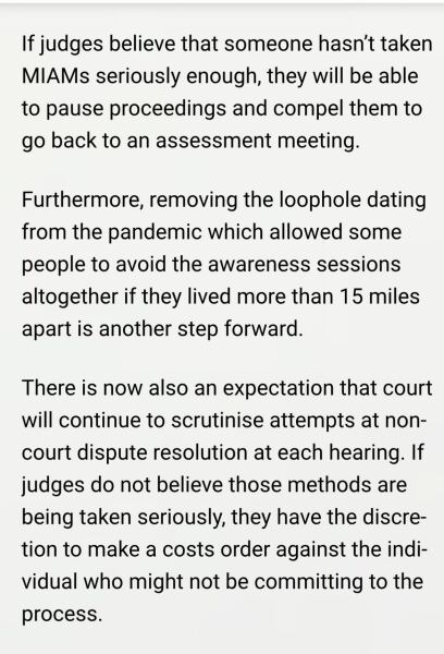 Mediator delaying MIAM certificate after ex failed to respond within 14 days