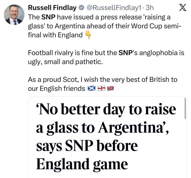 To think this is a step too far from the SNP?