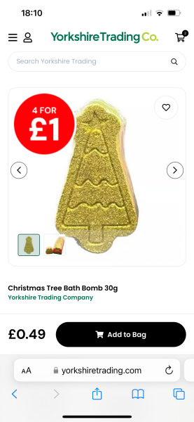 Christmas bargain prequel thread 1