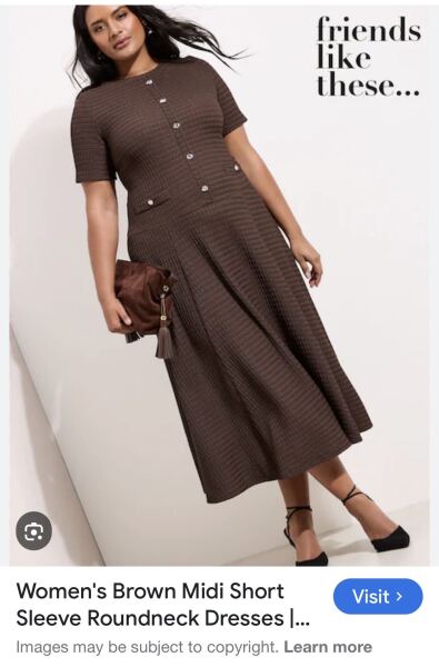 Help identifying a chocolate brown graduation dress seen at Newcastle