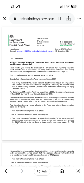 Tempest v Rural Payments Agency Tribunal Thread 8