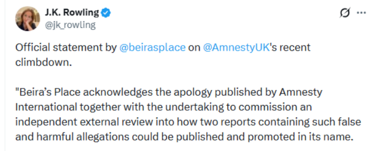 In which Amnesty jumps the shark