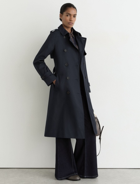 Raincoat styles that work well with wide leg jeans?