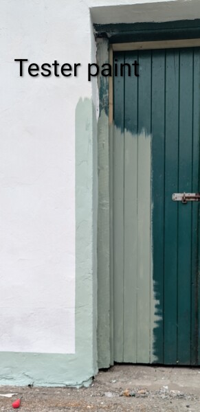 Green paint suggestions for Irish barn/cottages please.