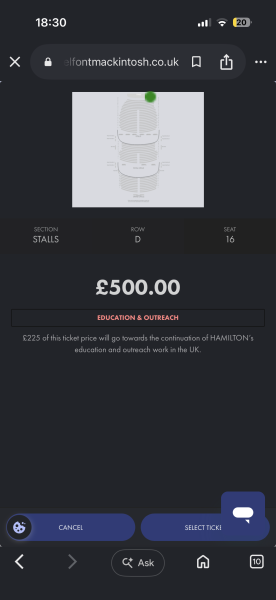 To think these theatre prices are outrageous?