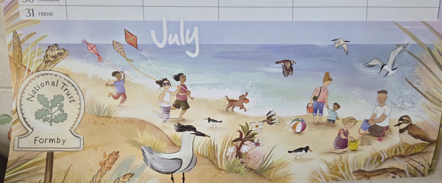 July - What's the design on your calendar?