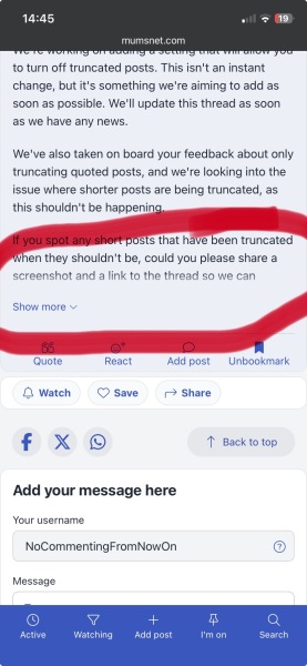 Truncated posts with "show more" (NOT quoted sections)