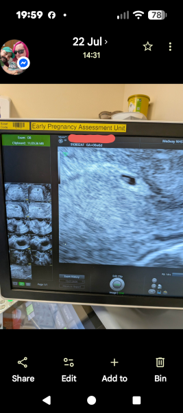 Faint positive on Clearblue test at 11 days late