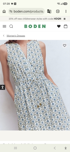 Altering waist on jersey dress.