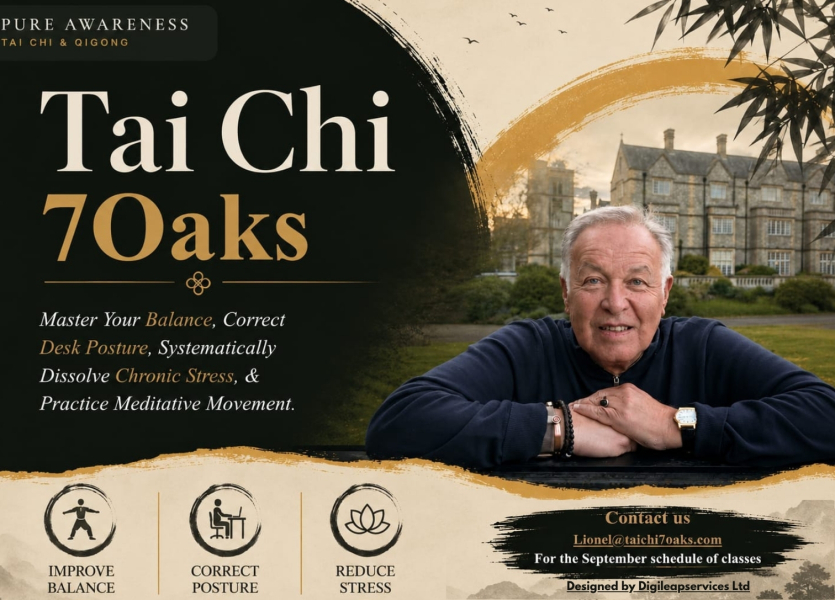 Beginner Tai Chi classes starting in September in Sevenoaks area