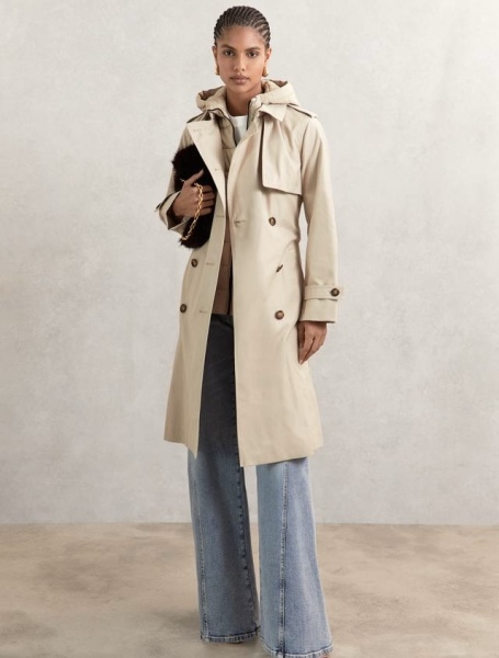 Raincoat styles that work well with wide leg jeans?