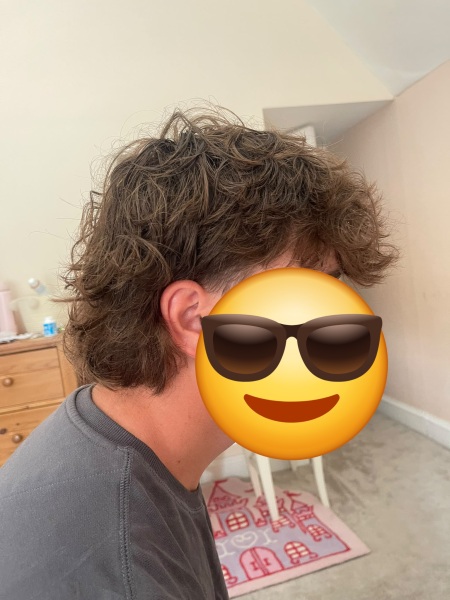 How can I safely bleach my 17-year-old son's hair at home? Photo