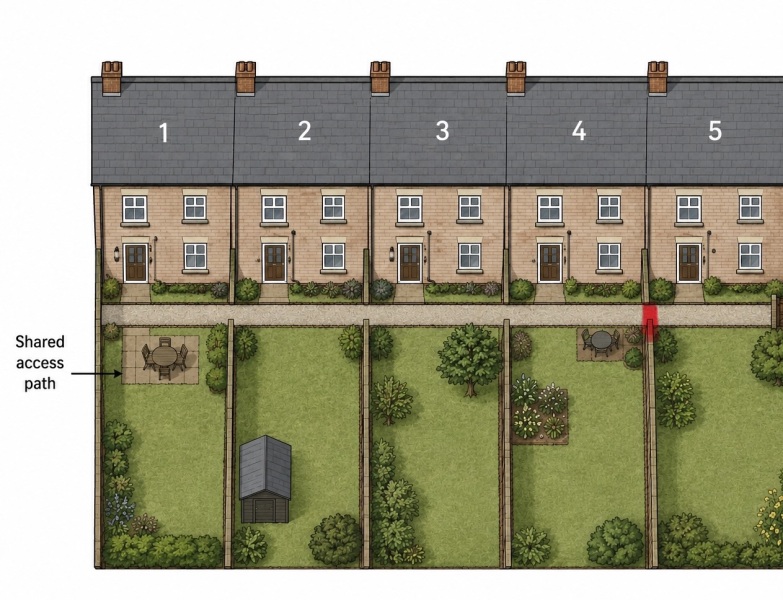 Can I remove plants on a shared access path legally?