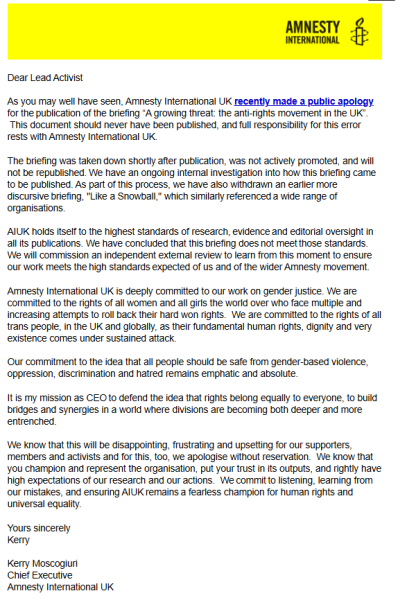 In which Amnesty jumps the shark