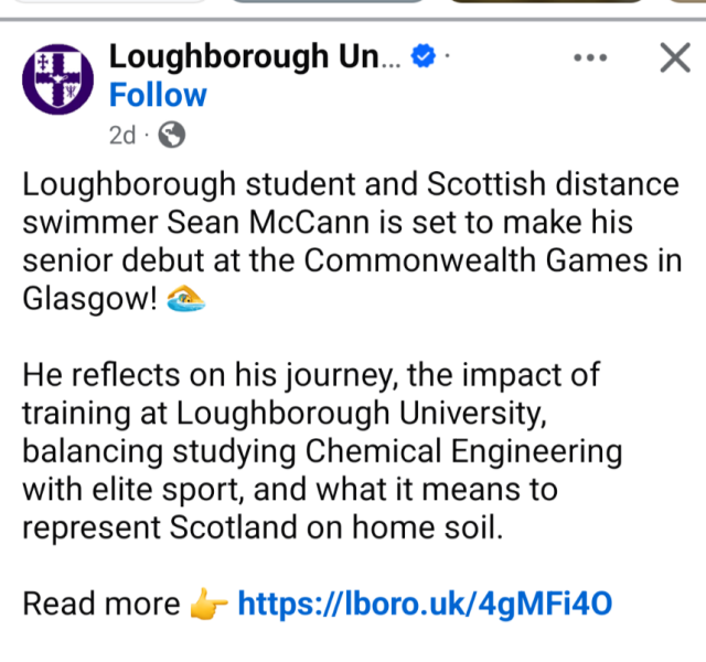 Sean McCann, swimmer