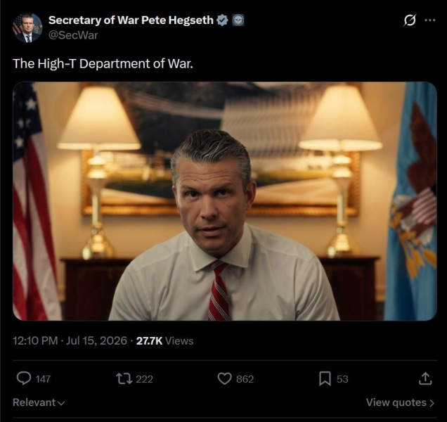 Oh, peacemaker, peacemaker make me some peace - Trump Thread #167